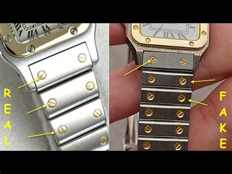 fake cartier watch vs real bust down|replica cartier watches.